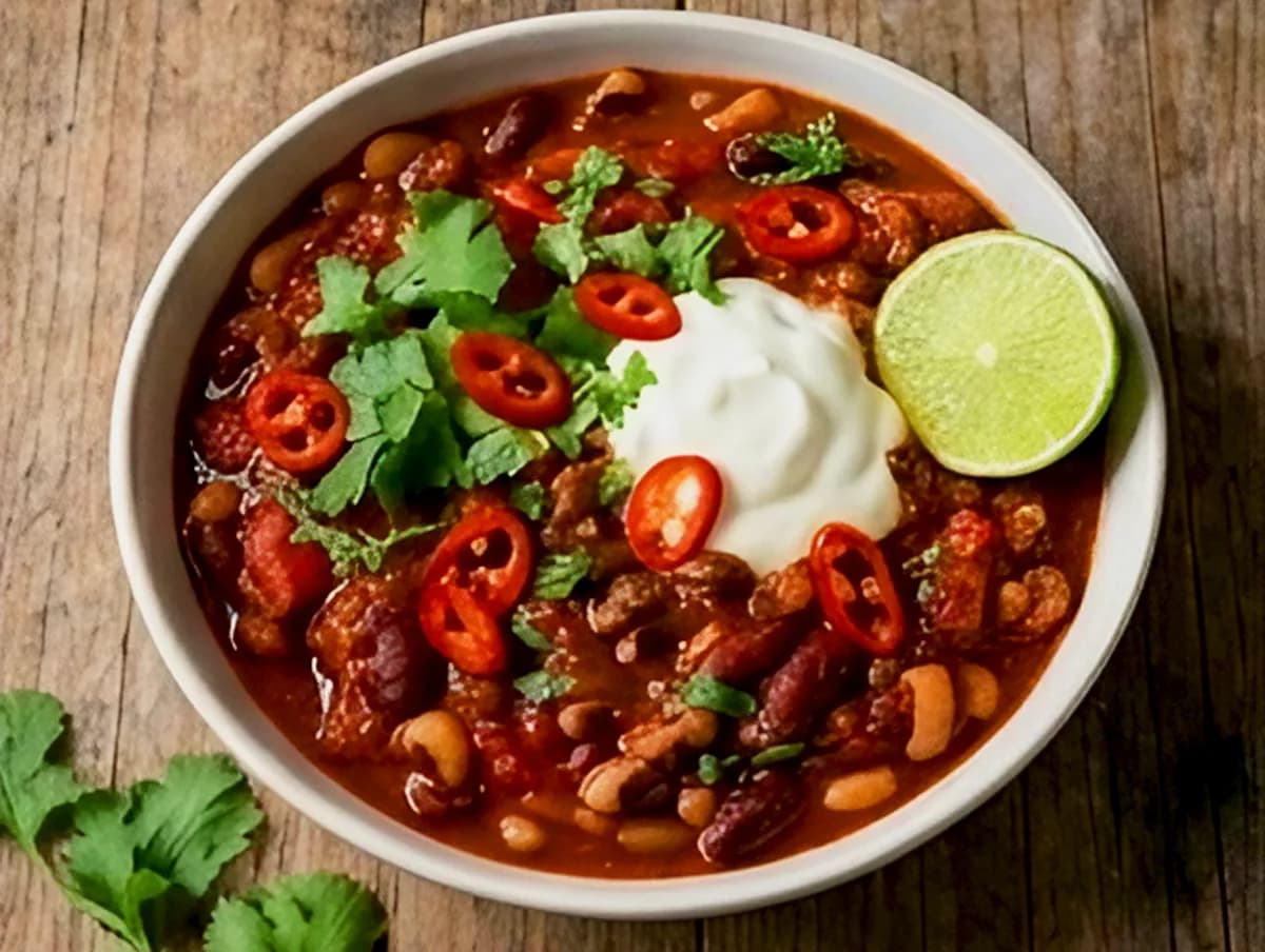Chilli con carne veggie recipe