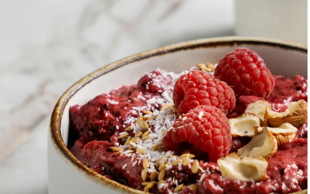 Chocolate Raspberry Overnight Oats
