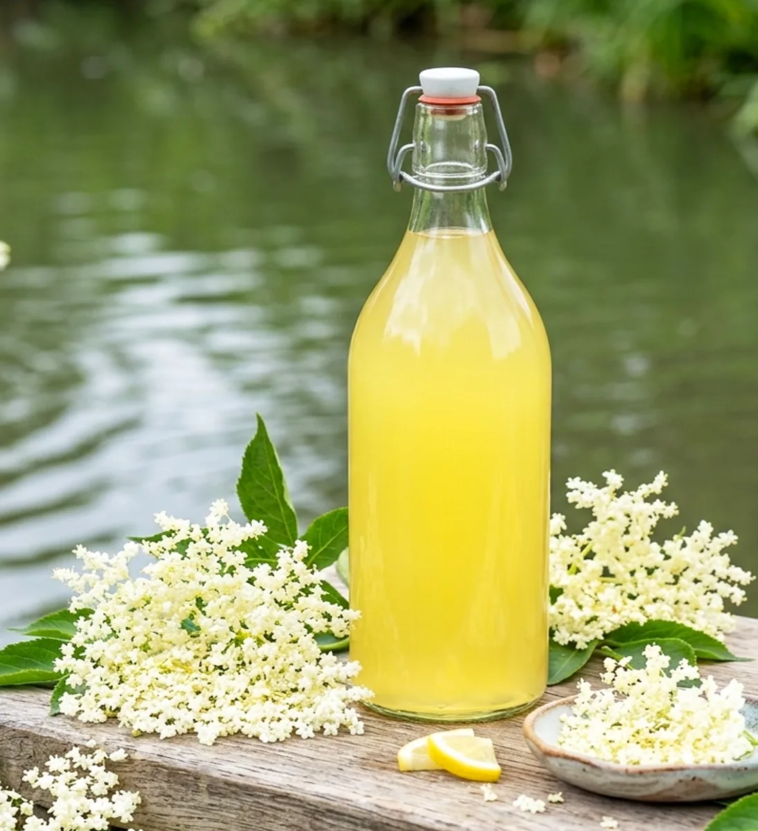 Elderflower Cordial Without Citric Acid